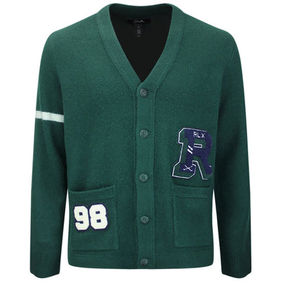 RLX Golf Cardigan - Varsity Cashmere - Green Multi AW26