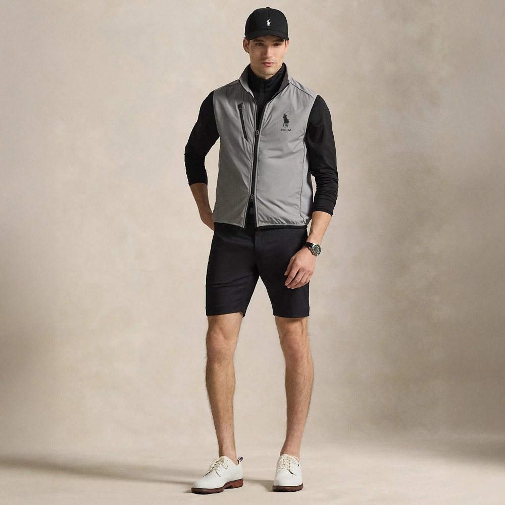RLX Golf Gilet - RL Tour Pro Logo Tech Terry FZ - Peak Grey SS26