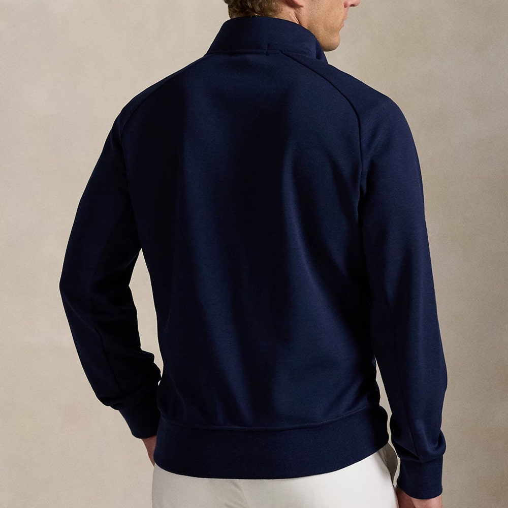 RLX Golf Jacket - RL Tour Pro Logo Quilted TechWool - Royal Camo FA25