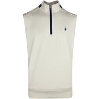 RLX Golf Jumper - Lux Performance QZ Vest - Basic Sand SS25