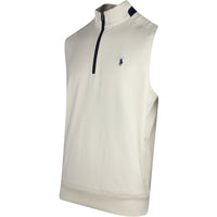 RLX Golf Jumper - Lux Performance QZ Vest - Basic Sand SS25