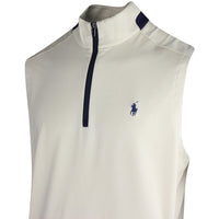 RLX Golf Jumper - Lux Performance QZ Vest - Basic Sand SS25
