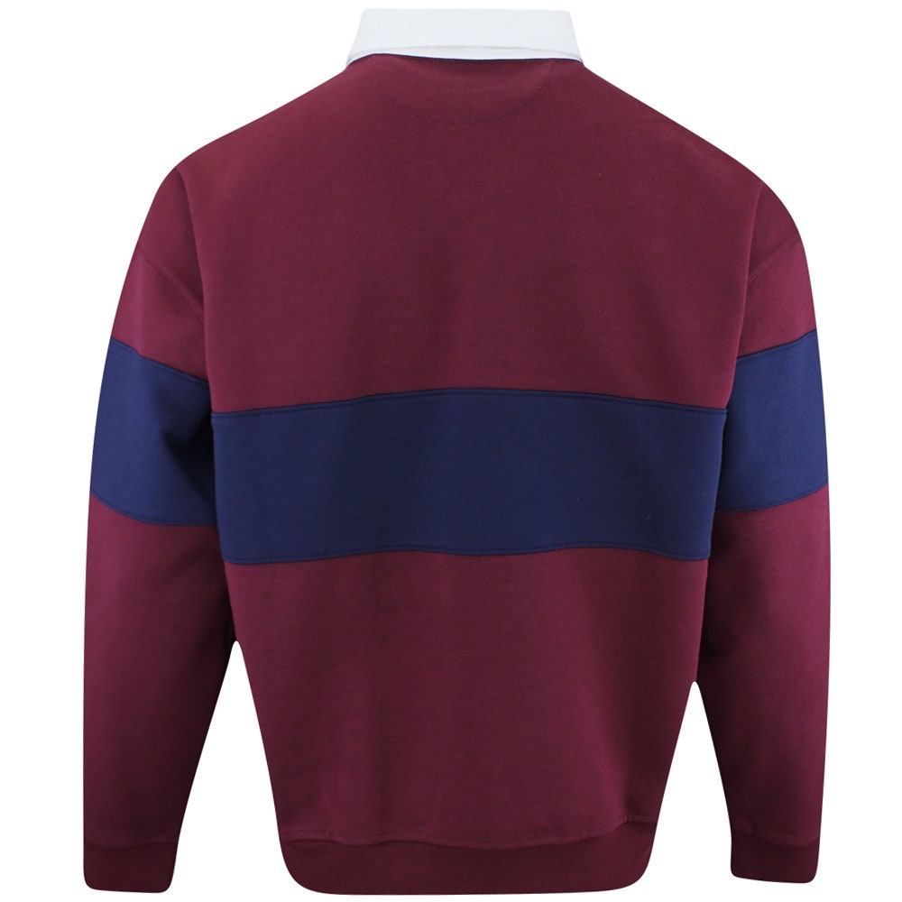 RLX Golf Jumper - Oversized Rugby Sweater - Rich Ruby FA25
