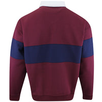 RLX Golf Jumper - Oversized Rugby Sweater - Rich Ruby FA25