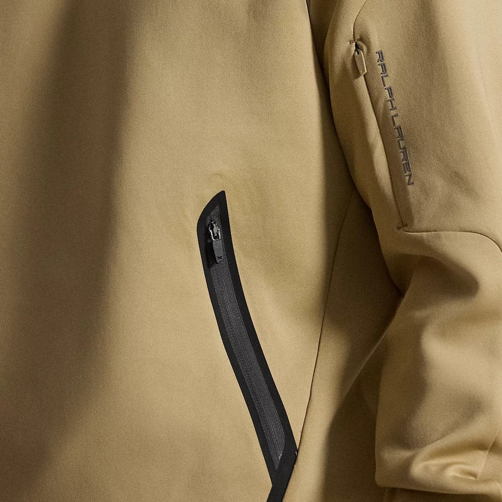 RLX Golf Jumper - RL Tour Pro Logo Fleece CN - Classic Khaki SS26