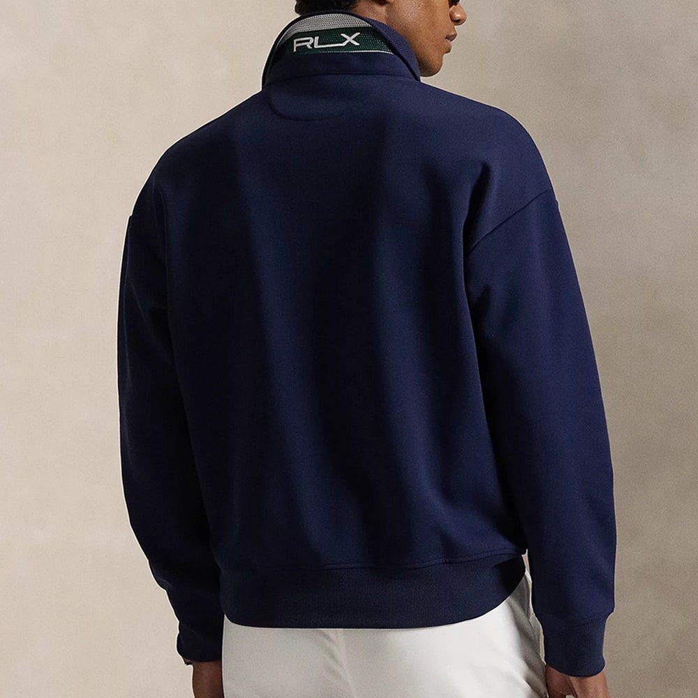RLX Golf Pullover - Heavyweight Sweater Polo - Refined Navy SS26
