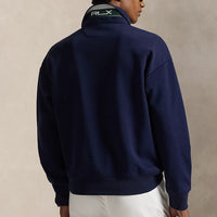 RLX Golf Pullover - Heavyweight Sweater Polo - Refined Navy SS26