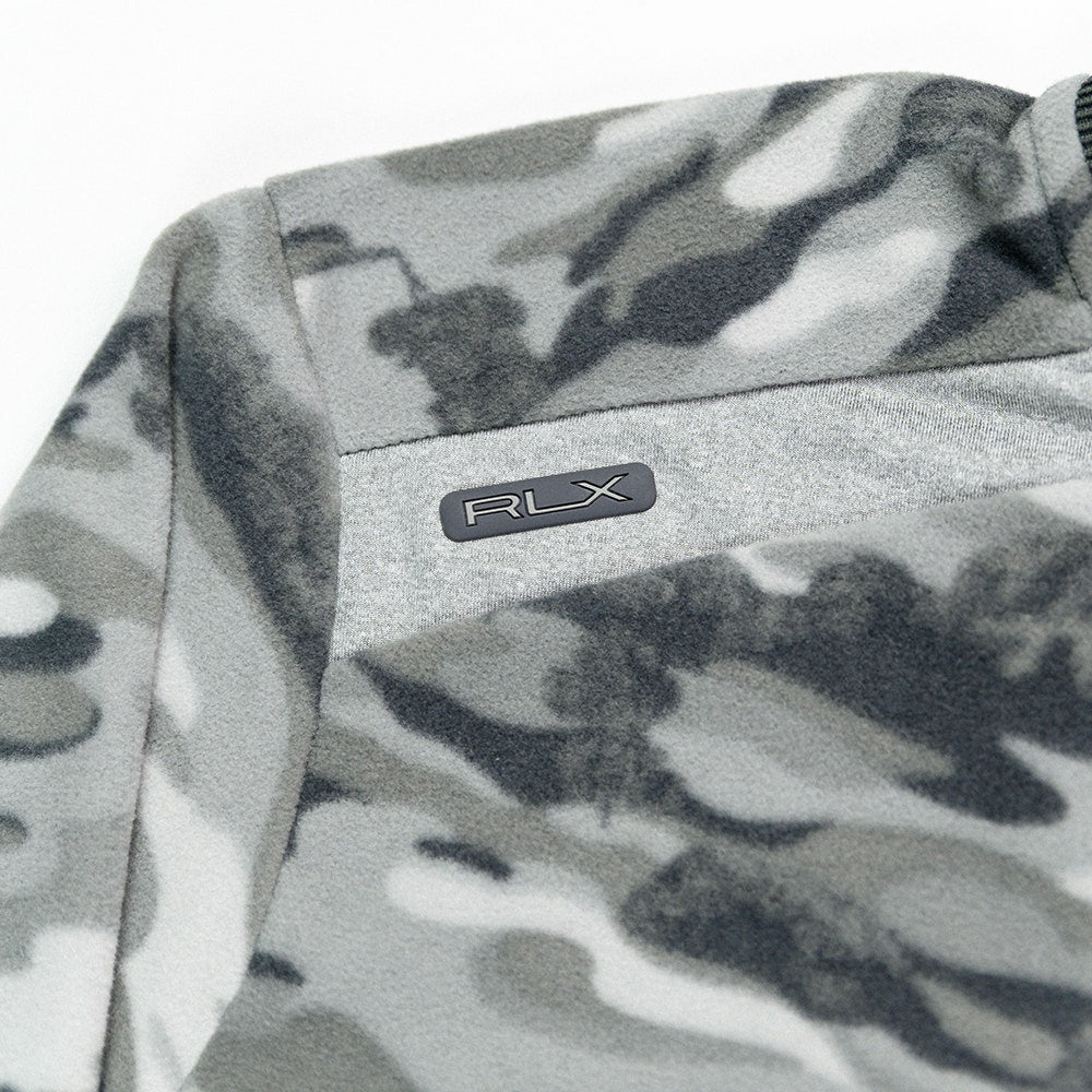 RLX Golf Pullover - RL Tour Pro Logo Brushed Fleece - Dawn Camo FA25
