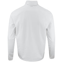 RLX Golf Pullover - RL Tour Pro Logo Lux Jersey - White - Pink FA25