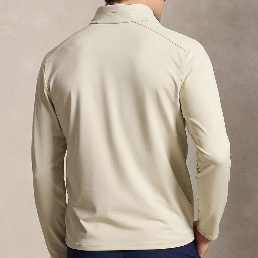 RLX Golf Pullover - RL Tour Pro Logo Lux QZ - Basic Sand AW26