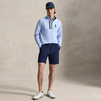 RLX Golf Pullover - RL Tour Pro Logo Lux QZ - Pebble Blue AW26