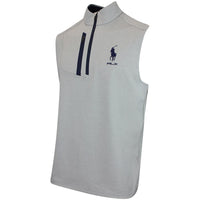 RLX Golf Pullover - RL Tour Pro Logo Lux QZ Vest - Grey Heather AW26