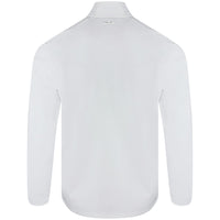 RLX Golf Pullover - RL Tour Pro Logo Lux QZ - White - O. Green SS26