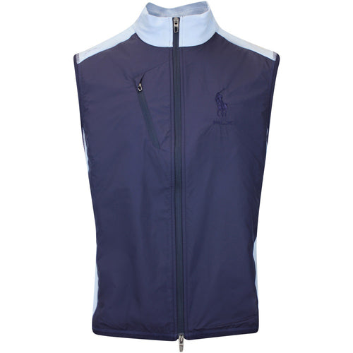 RLX Golf Pullover - RL Tour Pro Logo Tech Terry Vest - O. Blue FA25