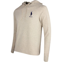 RLX Golf Pullover - RL Tour Pro Logo Tech Waffle Hoodie - Sand SS25