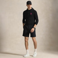 RLX Golf Pullover - RL Tour Pro Logo TW Hoodie - Black - Fuchsia AW26