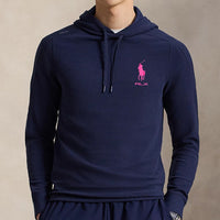 RLX Golf Pullover - RL Tour Pro Logo TW Hoodie - Navy - Fuchsia AW26