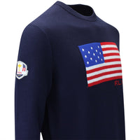 RLX Golf Pullover - Ryder Cup CoolMax Crew Neck - Team USA 2025