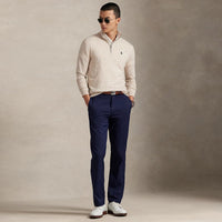 RLX Golf Pullover - Wool Blend QZ - Ecru Tan Htr FA25