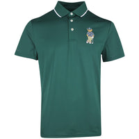 RLX Golf Shirt - Airtech Bear Logo Pique - Moss Agate SS26