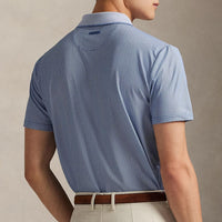RLX Golf Shirt - Printed Airflow Polo - Old Royal Square Key FA25