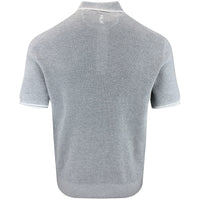 RLX Golf Shirt - RL Tour Pro Logo Knitted Polo - Grey Heather AW26