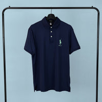 RLX Golf Shirt - RL Tour Pro Logo Polo - Navy - O. Green SS26