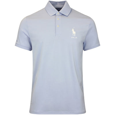 RLX Golf Shirt - RL Tour Pro Logo Polo - Pebble Blue AW26