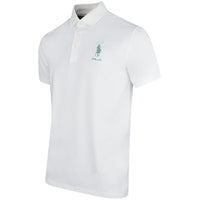 RLX Golf Shirt - RL Tour Pro Logo Polo - White - O. Green SS26