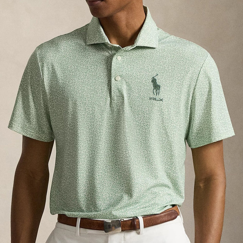 RLX Golf Shirt - RL Tour Pro Logo Savannah Vine - Outback Green SS26