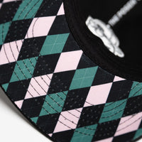 The Poser Club Golf Cap - TPC Jigger Argyle Dad Hat - Black '26