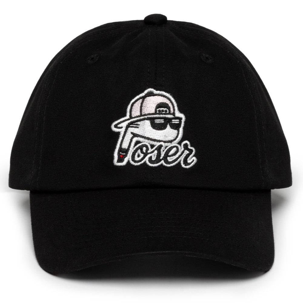 The Poser Club Golf Cap - TPC Jigger Argyle Dad Hat - Black '26