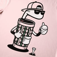 The Poser Club T-Shirt - TPC Jigger Argyle Course Tee - Pink '26