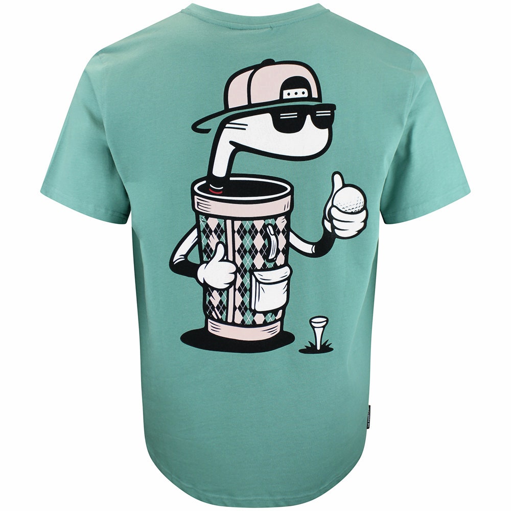 The Poser Club T-Shirt - TPC Jigger Argyle Course Tee - Eucalyptus '26