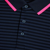 The Poser Club x G/FORE - Jigger Stripe Polo - Twilight '26