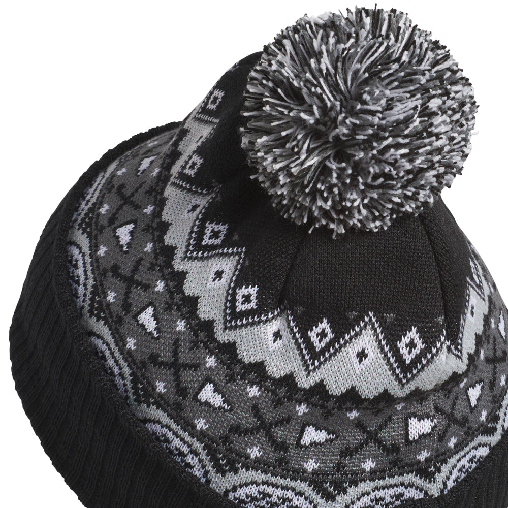 adidas Golf Beanie - Climawarm Pom - Black AW26