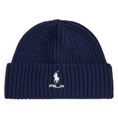 RLX Golf Beanie - RL Tour Pro Logo Merino Beanie - Refined Navy AW26