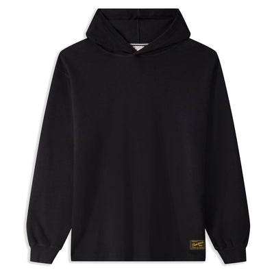 Devereux Golf Pullover - Waffle Hoodie - Faded Black FA26