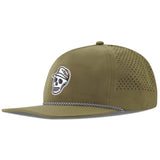 Devereux Golf Cap - Skull Caddie Performance Rope Hat - Brindle FA26