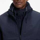 BOSS Golf Jumper - Sveedy Vest Relaxed Fit - Dark Navy WI26