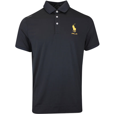RLX Golf Shirt - RL Tour Pro Logo Polo - Black - Yellow AW26