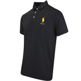 RLX Golf Shirt - RL Tour Pro Logo Polo - Black - Yellow AW26