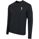 RLX Golf Jumper - RL Tour Pro Logo TW Crew Neck - Black - Yellow AW26