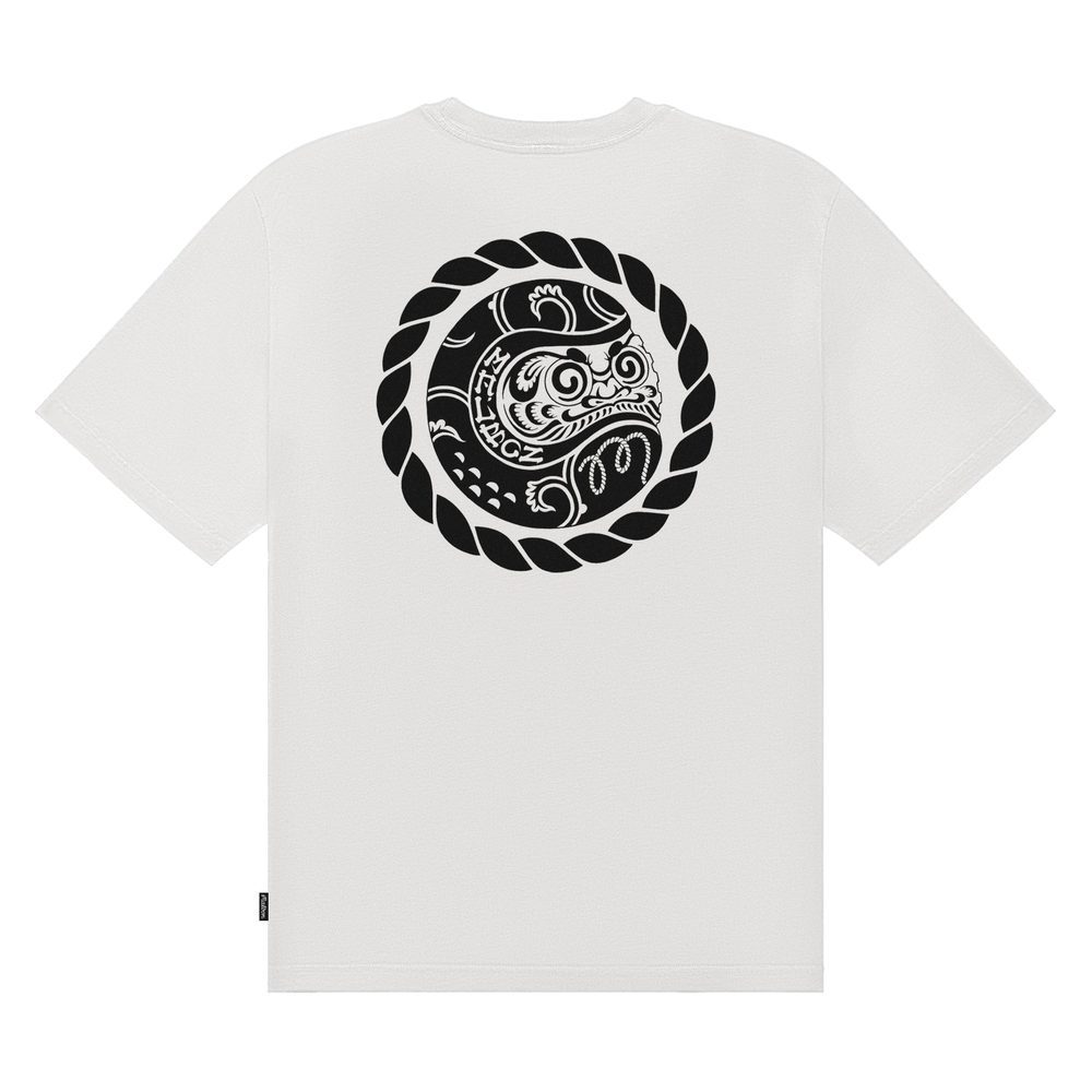 424042 - Malbon golf t shirt vista insignia tee off white WI26 M-10393 OWT 51