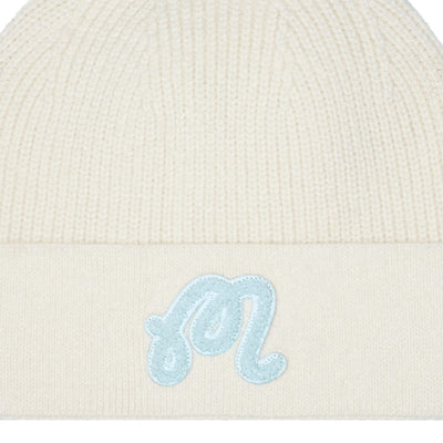 424061 - Malbon golf beanie mountain beanie ivory WI26 M-10437 IVY 100