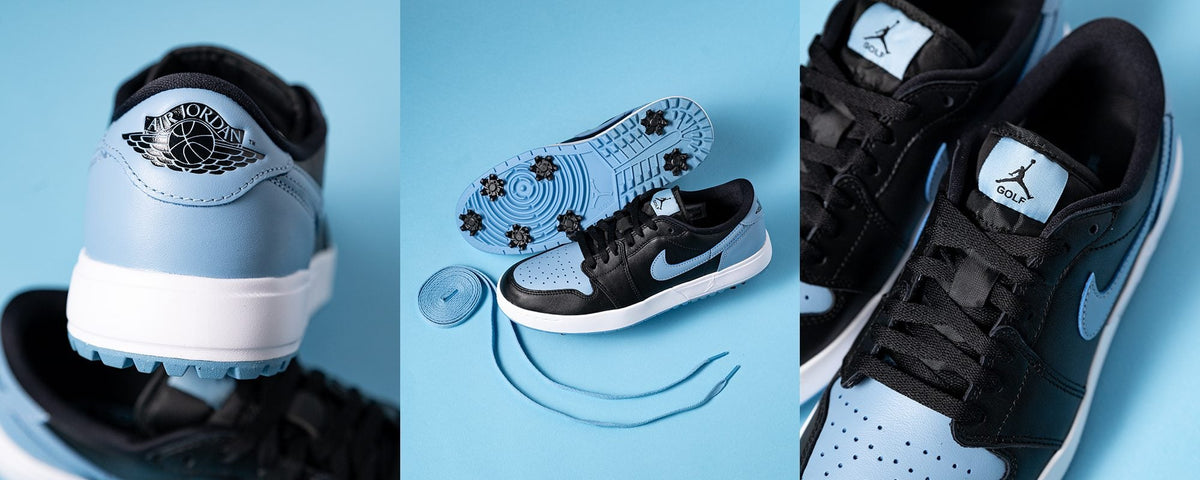 Jordan 1 Spiked Golf Shoes Black Chambray