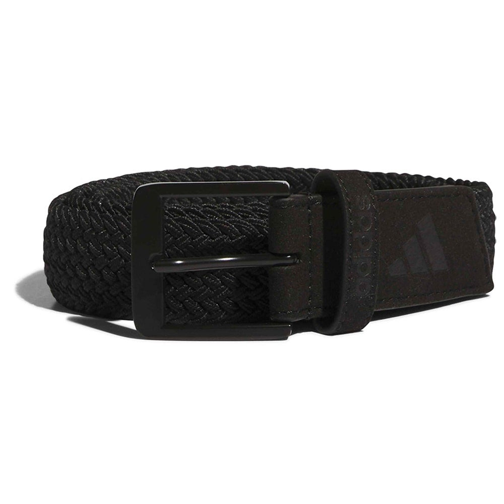 adidas Golf Belt - Braided Stretch - Black AW26