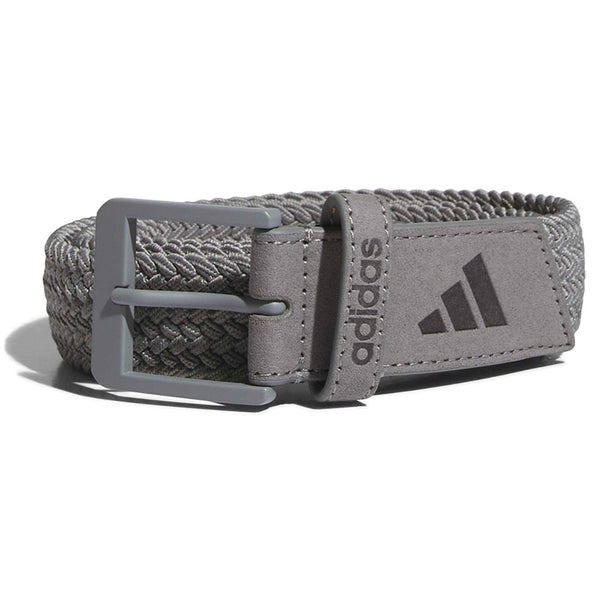 adidas Golf Belt - Braided Stretch - Grey Three AW26