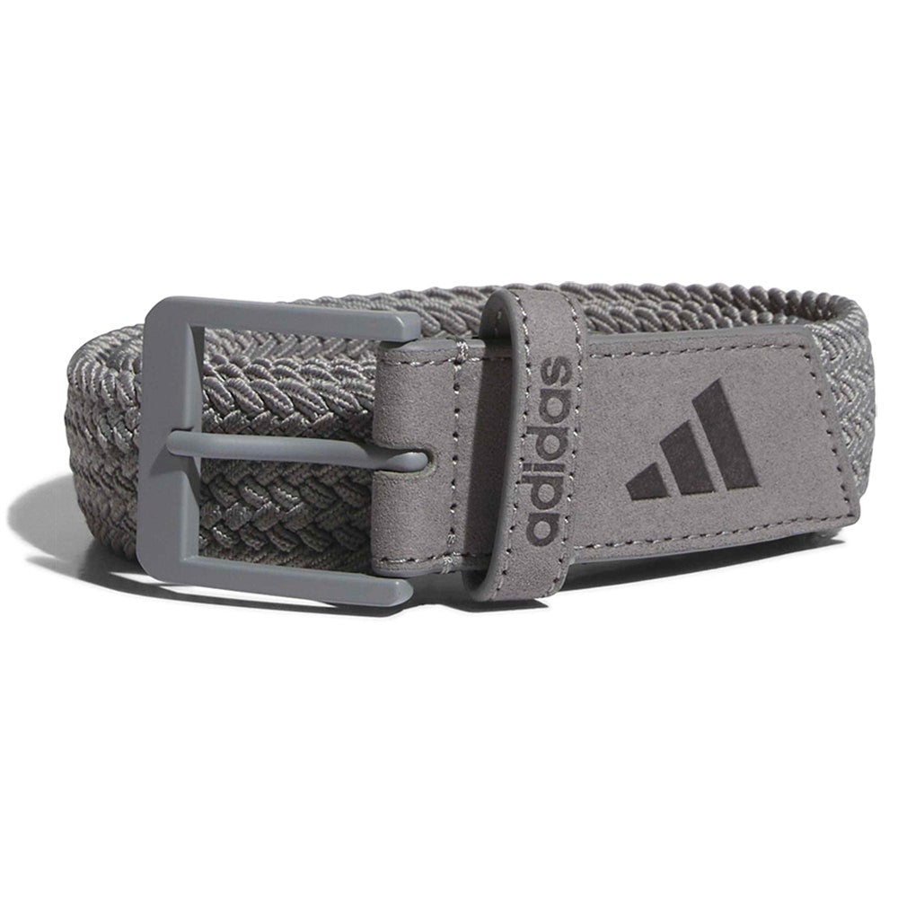 adidas Golf Belt - Braided Stretch - Grey Three AW26