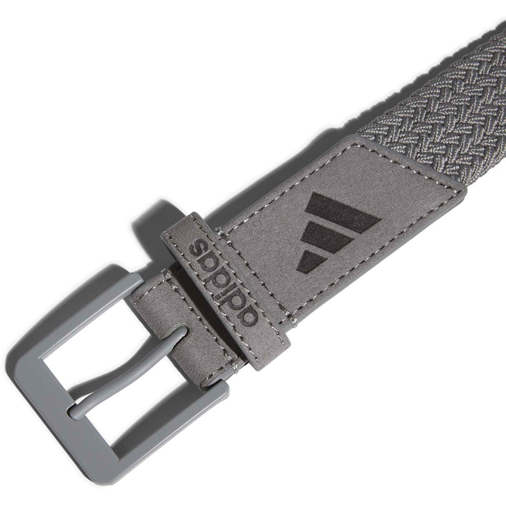 adidas Golf Belt - Braided Stretch - Grey Three AW26